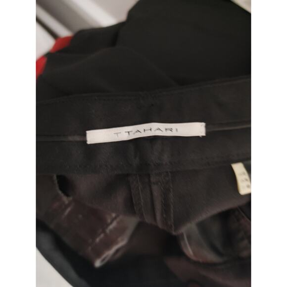 Tahari Holand Flare Leg Dress Pants Black Sz 12 NWT - Picture 4 of 5